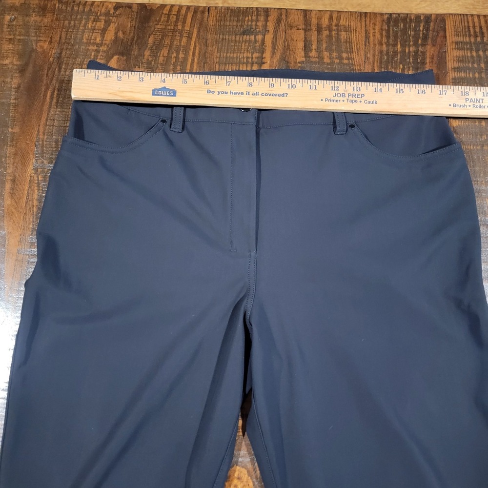 Lululemon City Sleek Slim-Fit 5 Pocket High-Rise Pant Women's 33 Black Athletic - Picture 2 of 8